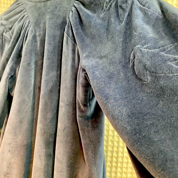 Vintage Bohemian Coat Peacoat in Mint Condition size Small/ Medium Blue/Gray - Picture 4 of 16